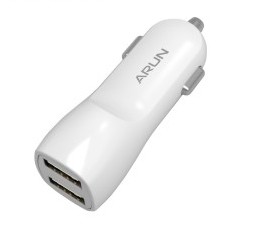 Автомобільний зарядний 2 USB Arun C201