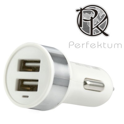 Автомобільний зарядний Perfektum 2 USB 3.1A