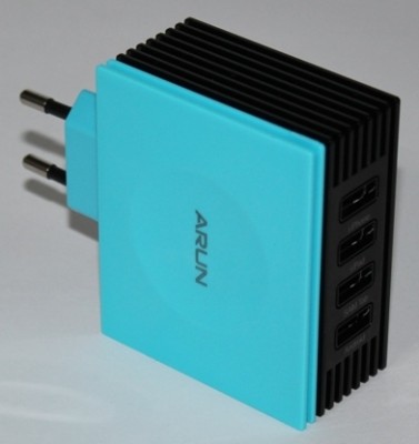 Мережевий зарядний пристрій 4 USB Arun U400