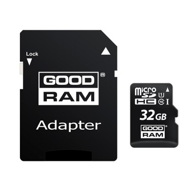Карта пам'яті microSDHC 32Gb GoodRam (UHS-1) + Adapter SD