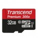 Карта памяти Micro SDHC Class 10 32GB Transcend UHS-I Premium X300