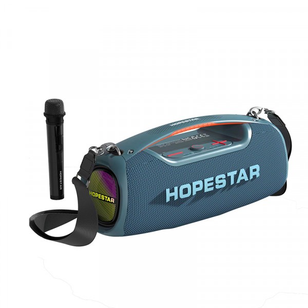 Мощная портативная Bluetooth колонка с микрофоном 100 вт 5 динамиков Hopestar A60