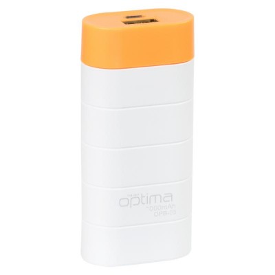 Дополнительная батарея Optima Promo Series OP-3 3000mAh (Out 1600mAh) White/Orange