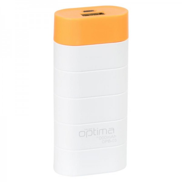 Додаткова батарея Optima Promo Series OP-3 3000mAh (Out 1600mAh) White /Orange