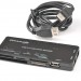 ﻿USB Хаб Мультикартридер Grand-X GHC 301DC