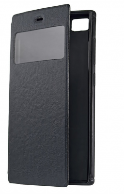 Чехол книжка с окошком для Lenovo A319 Black