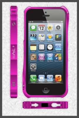 Алюмінієвий бампер для iPhone 5 Red Angel Pink