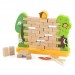 Деревянная настольная игра стена из кирпичиков 44 элемента Viga Toys
