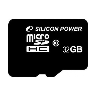 Карта памяти microSDHC 32Gb SiliconPower (Class 10)
