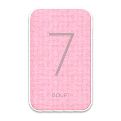 Дополнительная батарея Golf G-25 7000mAh 2,1A/1A Pink
