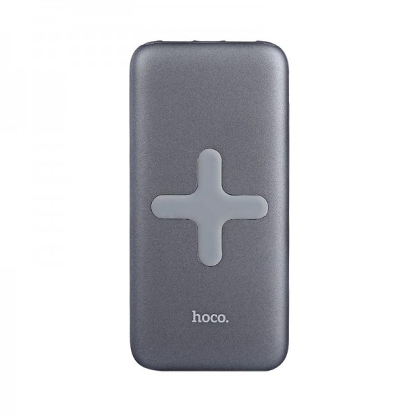 Дополнительная батарея Hoco B11 (8000mAh) Grey (Беспроводной заряд)