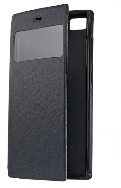 Чехол книжка с окошком для Lenovo P70 Black