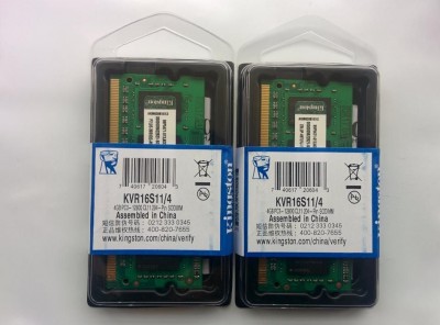Пам'ять для ноутбука DDR3 KVR16S11 /4GB 1600 MHz
