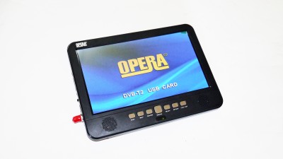 Портативний телевізор із цифровим тюнером 10 дюймів Т2 HDMI 12 вольт HDMI Opera 1002