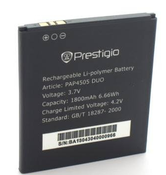 Аккумулятор для Prestigio PAP4505 DUO