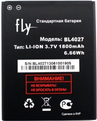 Аккумулятор Fly BL4027 2000 mAh IQ4410 Оригинал