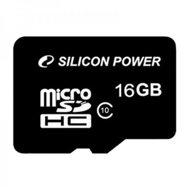 Карта памяти microSDHC 16Gb SiliconPower  (class 10)