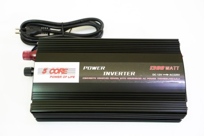 Інвертор 12 220в 1300Вт із зарядкою акумулятора 5 Core