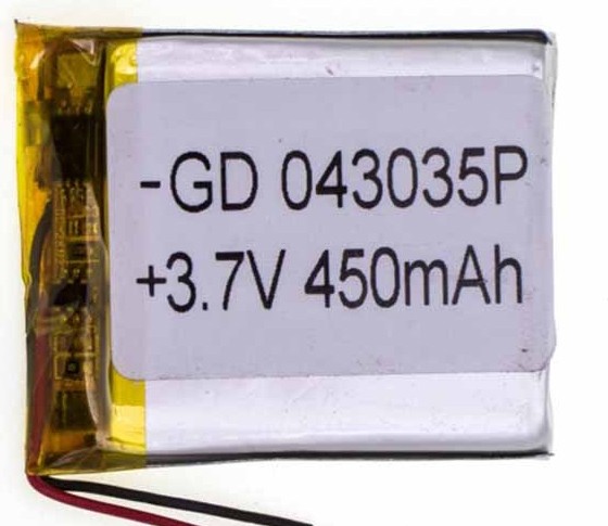 Аккумулятор для GPS навигатора 450mAh 4x30x35