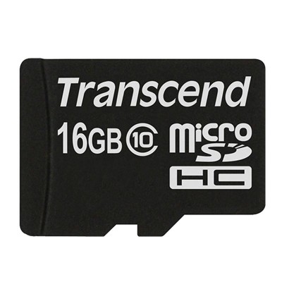 Карта памяти microSDHC 16Gb Transcend (Class 10)