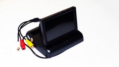 Складной автомобильный монитор для камеры заднего вида 4.3 дюйма