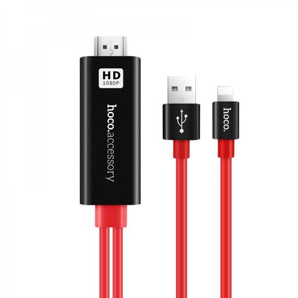 Кабель Hoco UA4 HDMI (Lightning/USB) 2m