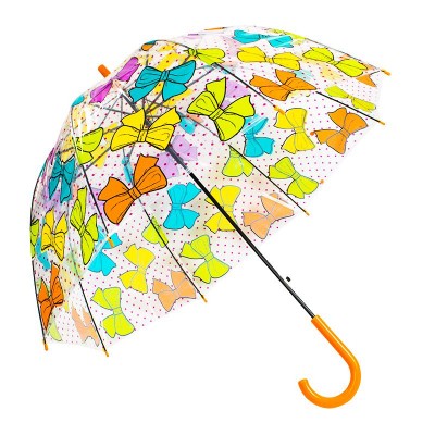 Парасолька Remax (OR) Umbrella Transparent RT-U5 Butterfly Tie Orange