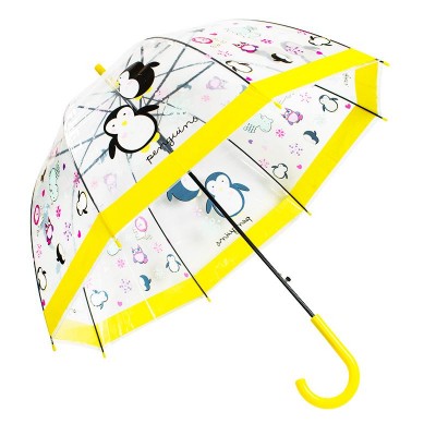 Парасолька Remax (OR) Umbrella Transparent RT-U5 Penguins Yellow