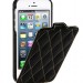 Чехол для iPhone 5 VettiCraft Slim Flip Diamond Black