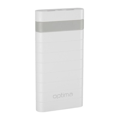 Дополнительная батарея Optima Promo Series OP-20 20000mAh (Out 10200mAh) White/Grey