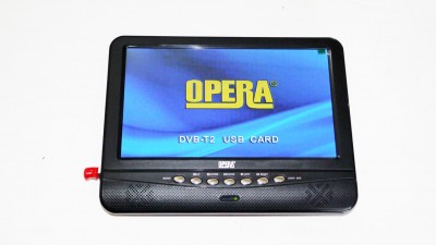 Портативний телевізор Opera 901B 9.5 дюйма цифрове Tv T2